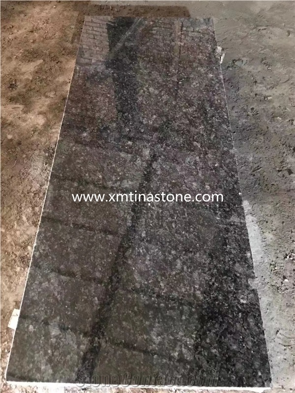 China Butterfly Green Granite Polished Slabs 
